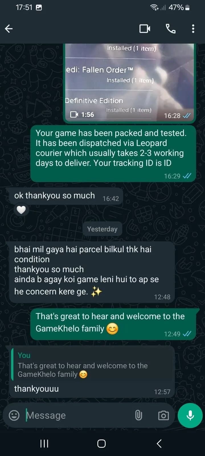 M B's review photo