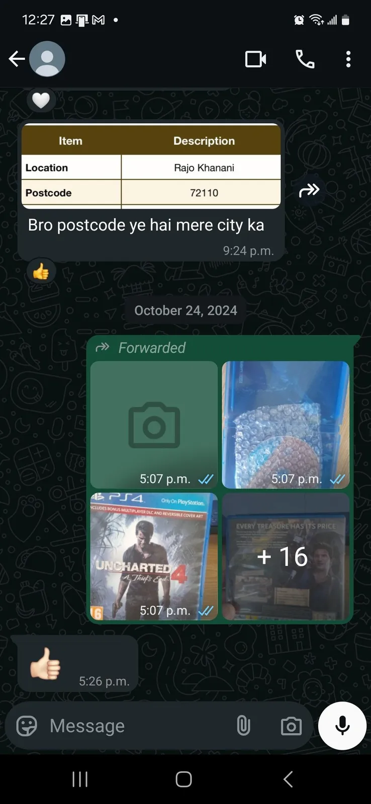 Usman's review photo