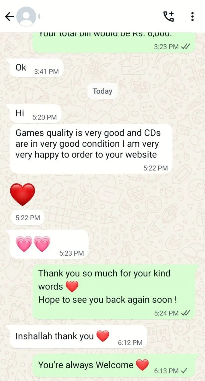 Bilal's review photo
