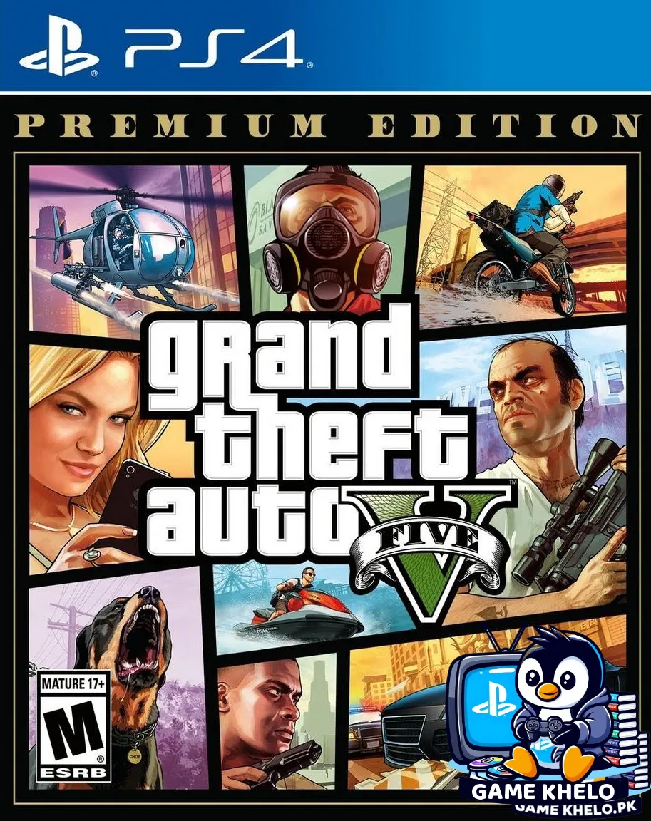 Grand Theft Auto V (GTA 5) – PS4 (Brand New / Sealed)